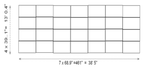 28 Panel Array Dimensions